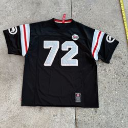 Ecko Unltd. black and red NFL jersey size Large 