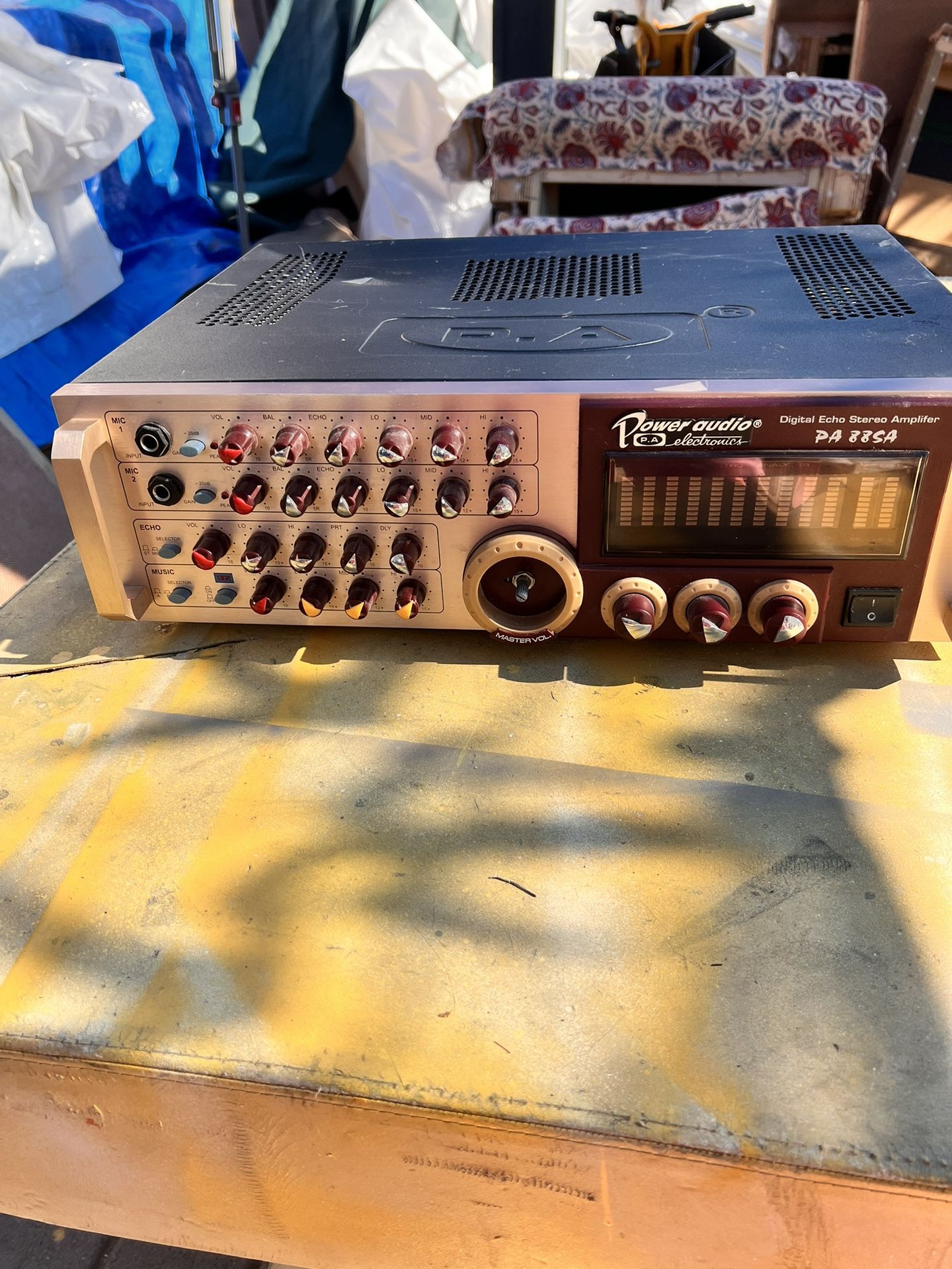 Power Audio Digital Echo Stereo Amplifier MODEL PA 88 SA