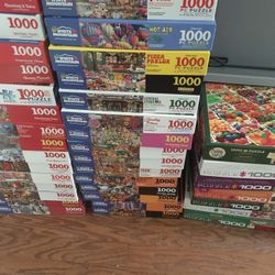 White Mountain Puzzle Lot Of 15 Complete