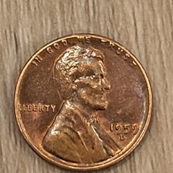 1959 D Penny