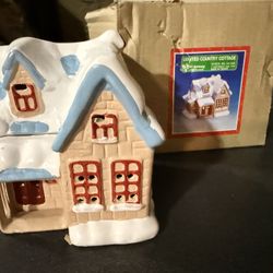 Light Up Porcelain Country Cottage