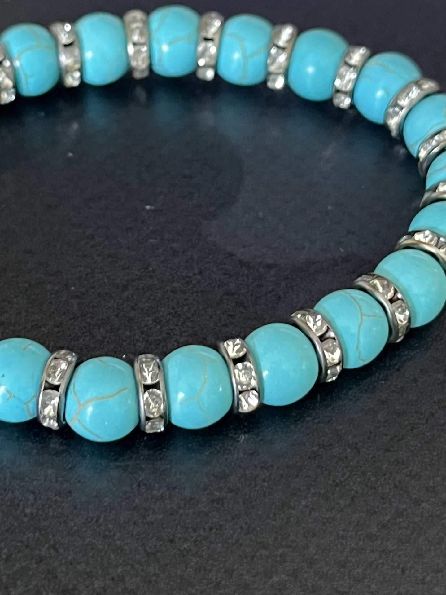 Turquoise Bead Bracelet