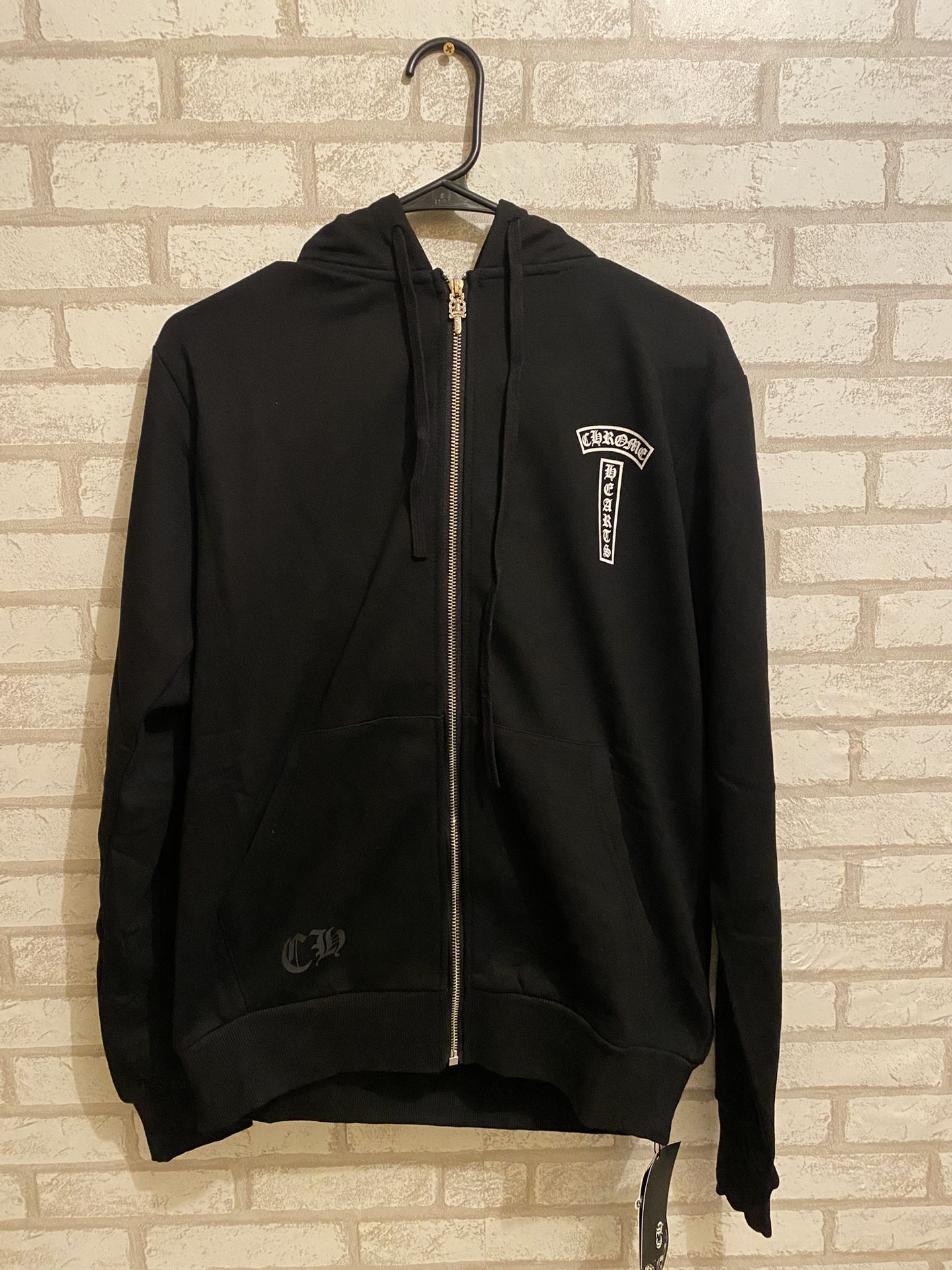 Chrome Heart Zip Up/Hoodie (Small)