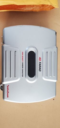 free box of Rockford Fosgate wire and cap