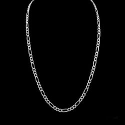 925 sterling silver figaro Chain 20”