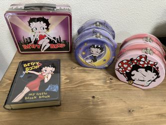 Betty Boob Collectable Tins - New