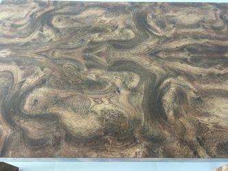 Burl Wood Dining Table