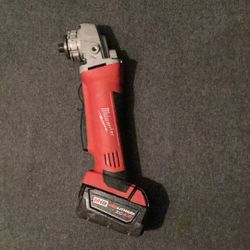 Milwaukee Grinder Battery Included 