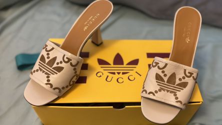 Limited Edition Gucci X Adidas Slide Sandals - NEW