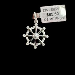 Sterling Silver Anchor Pendant