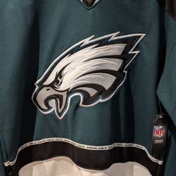New NFL Philadelphia Eagles Jersey Size Large NFL Team Apparel 