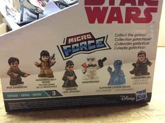 Starwars figures. Micro force. Series 3