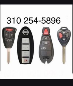 Llaves y controles keys cut and programmed Chevy gmc Toyota Honda Dodge jeep Ford nissan infiniti