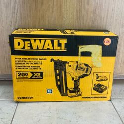 DEWALT DCN660D1 16 GA ANGLED FINISH NAILER.