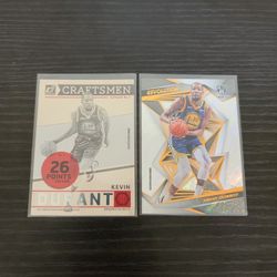 Kevin Durant Warriors NBA basketball cards 