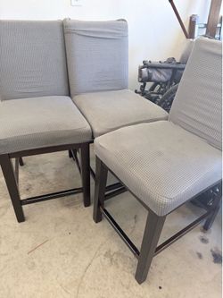 3 Tall chairs