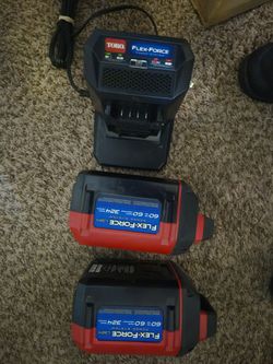 Toro 60V Max Flex-Force system, charger and 2 batteries