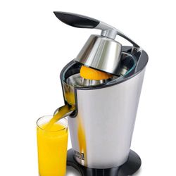 Brand New Stainless Steel Electric Citrus Juicer – Easy Lever Press

