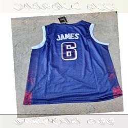 church vote LeBron James USA Jersey Official Player Gear