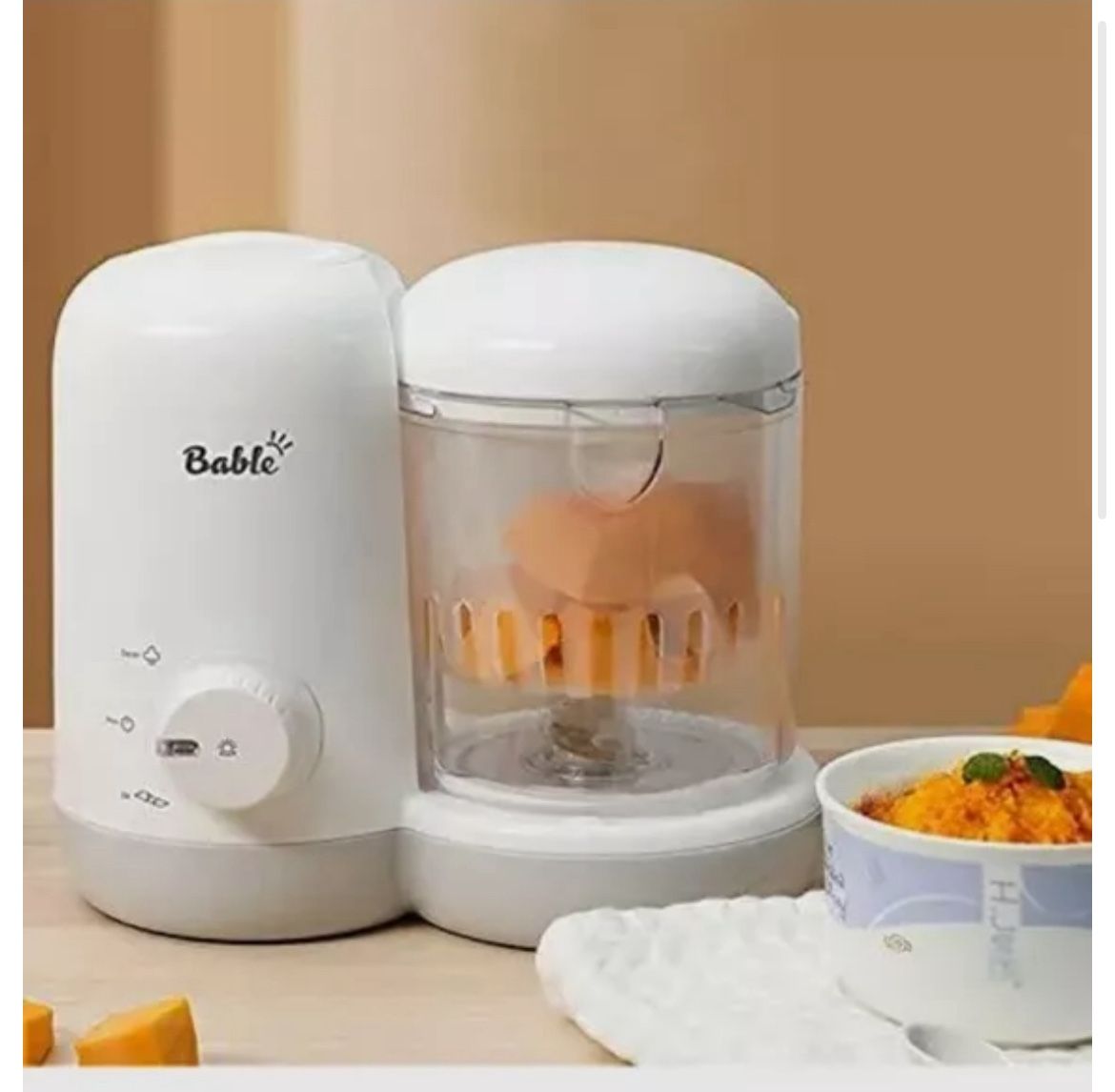 Bable Baby Food Maker Steamer and Blender- 2-in-1, Baby Food Processor HA-FS03