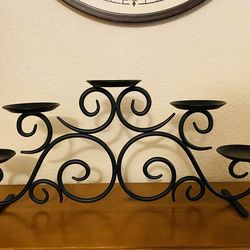 Wrought Iron Candle Holder