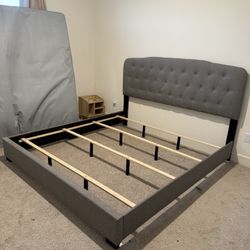 King Bed Frame Bedroom Room Mattress IKEA