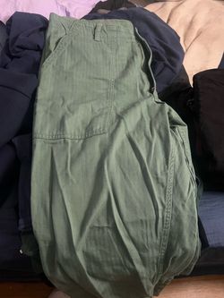 New vans pants green waist size 40
