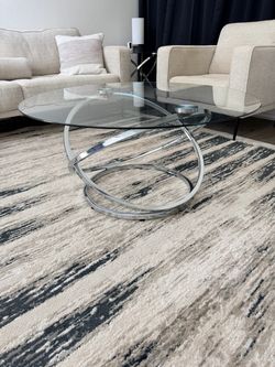 Set of 3 glass tables