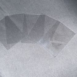 5 Clear Sleeves For Cards 