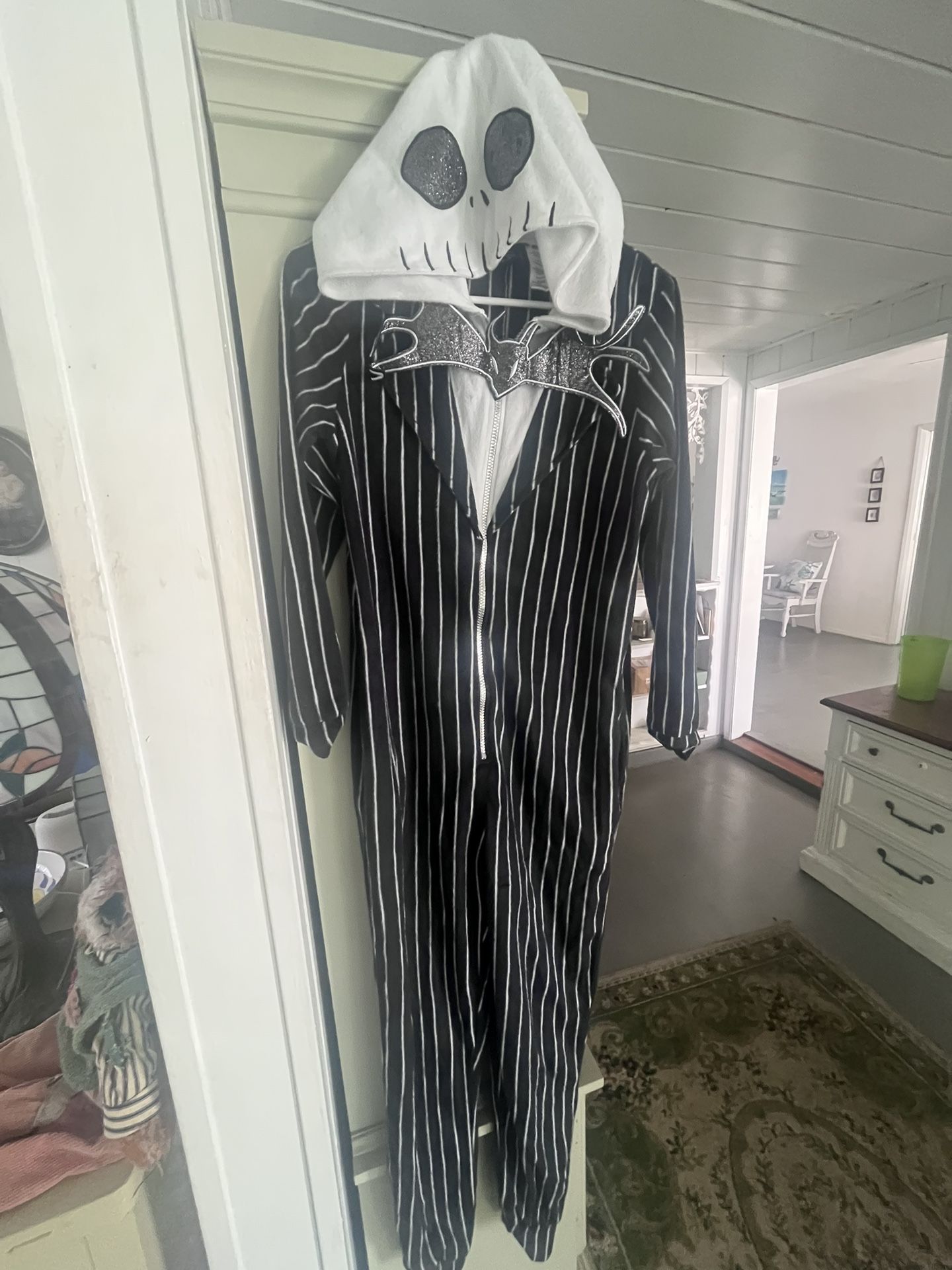 🎃Disney Jack Skellington Onesie – XS (0–2) – Nightmare Before Christmas 👻