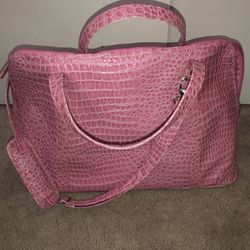 Joe’s Designs Pink Croc Weekend Bag