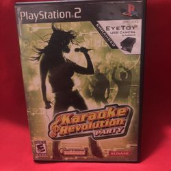 Karaoke Revolution Party (Sony PlayStation 2, 2005) PS2 CIB COMPLETE IN BOX