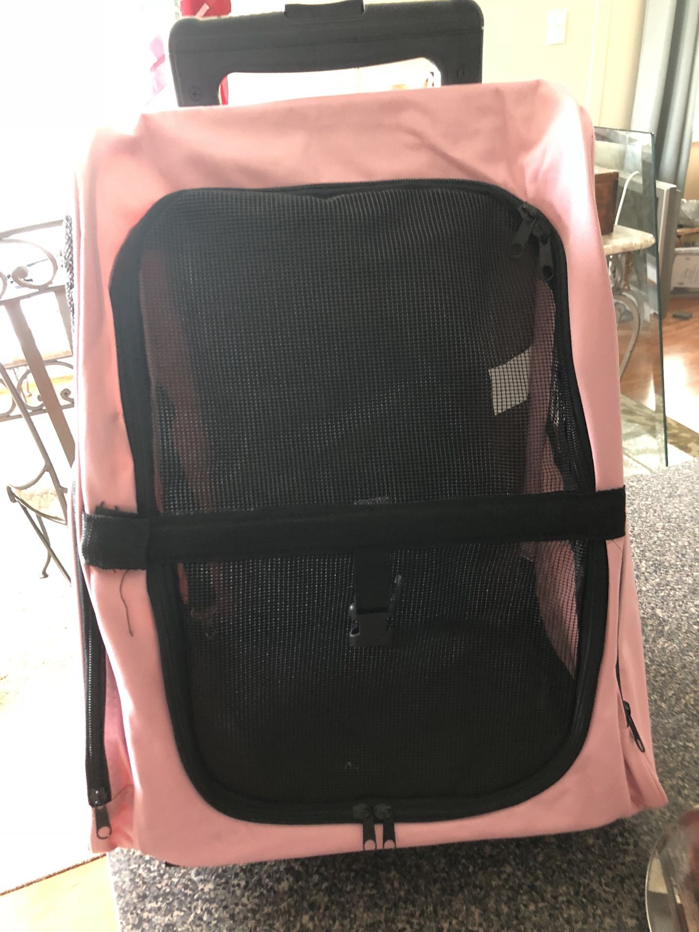 Pet carrier back pack, new, never used for small breed