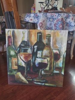 Wine painting