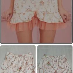 Sugar Thrillz XS Tulle Skirt With Bunny And Lambs