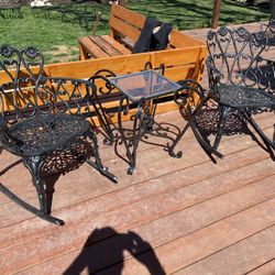 Patio Furniture Rocking chairs — Solid Aluminum — Will Not Rust