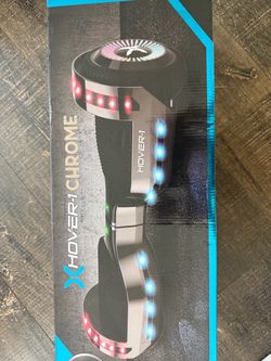 Hover-1 Chrome (High Weight Limit / LED light / Bluetooth Speaker)