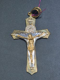 10kt Two-Tone Crucifixion Pendant. ASK FOR RYAN.