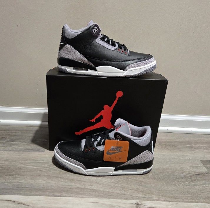 Jordan 3 Black Cement
