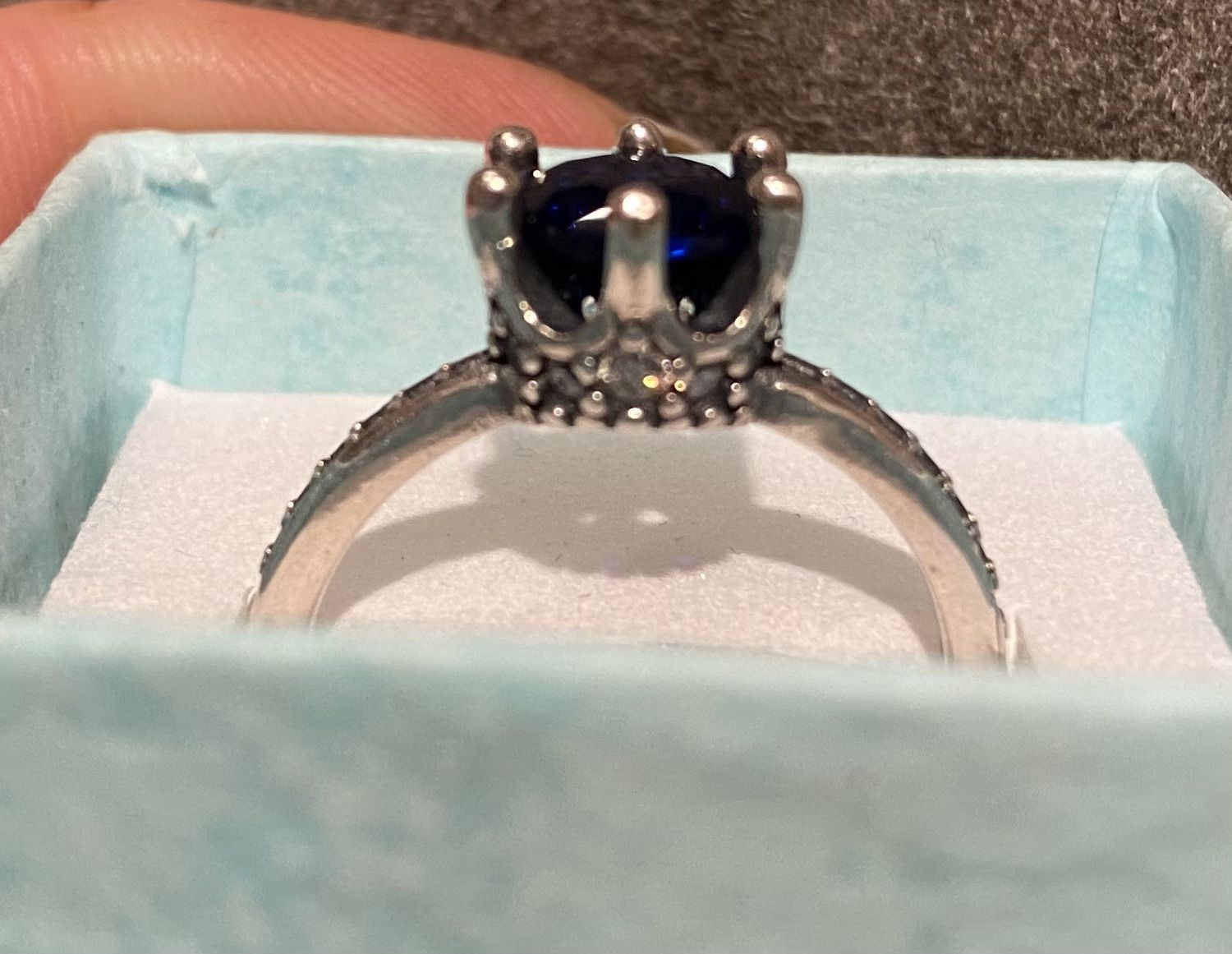 Crown Silver Ring S925 Size 8