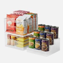 The Home Edit 5 Piece Pantry Edit, Plastic Storage System Kitchen Organization