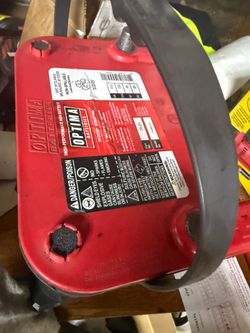 Red optima car battery