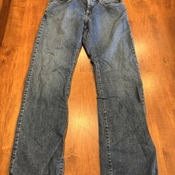 Men’s Eddie Bauer, buffalo plaid, thermal lined jeans, shipping available