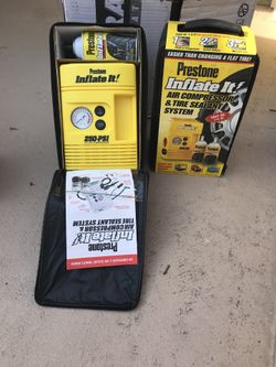 Prestone Air compressor and tire sealant system