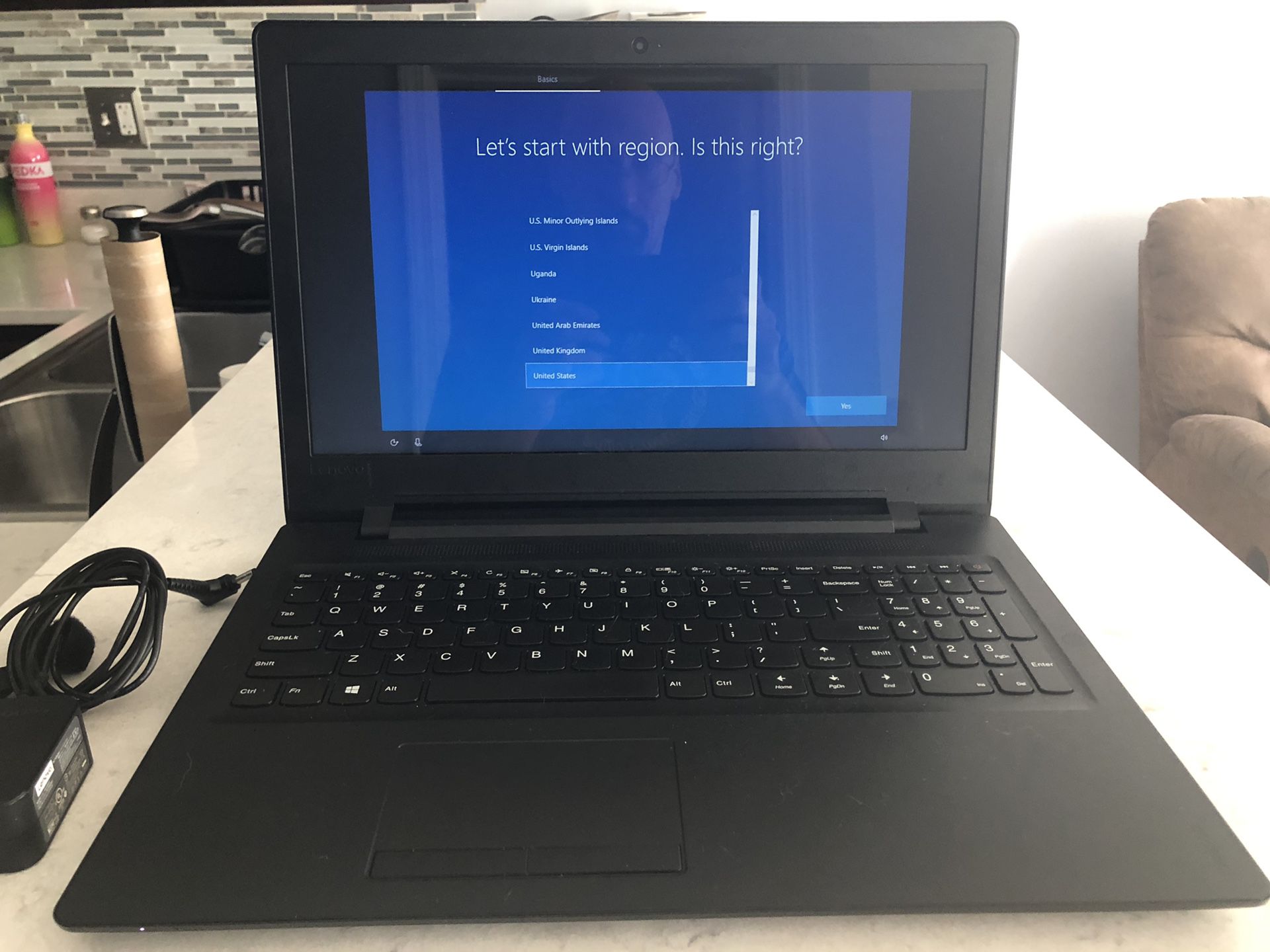Lenovo 15.6” IdeaPad Laptop - 4GB 500 GB Windows 10 w/Laptop Case