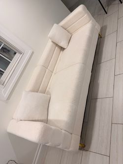 Beautiful Cream Bouclé Sofa