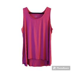 LOGO Sleeveless Tank Red 3X 