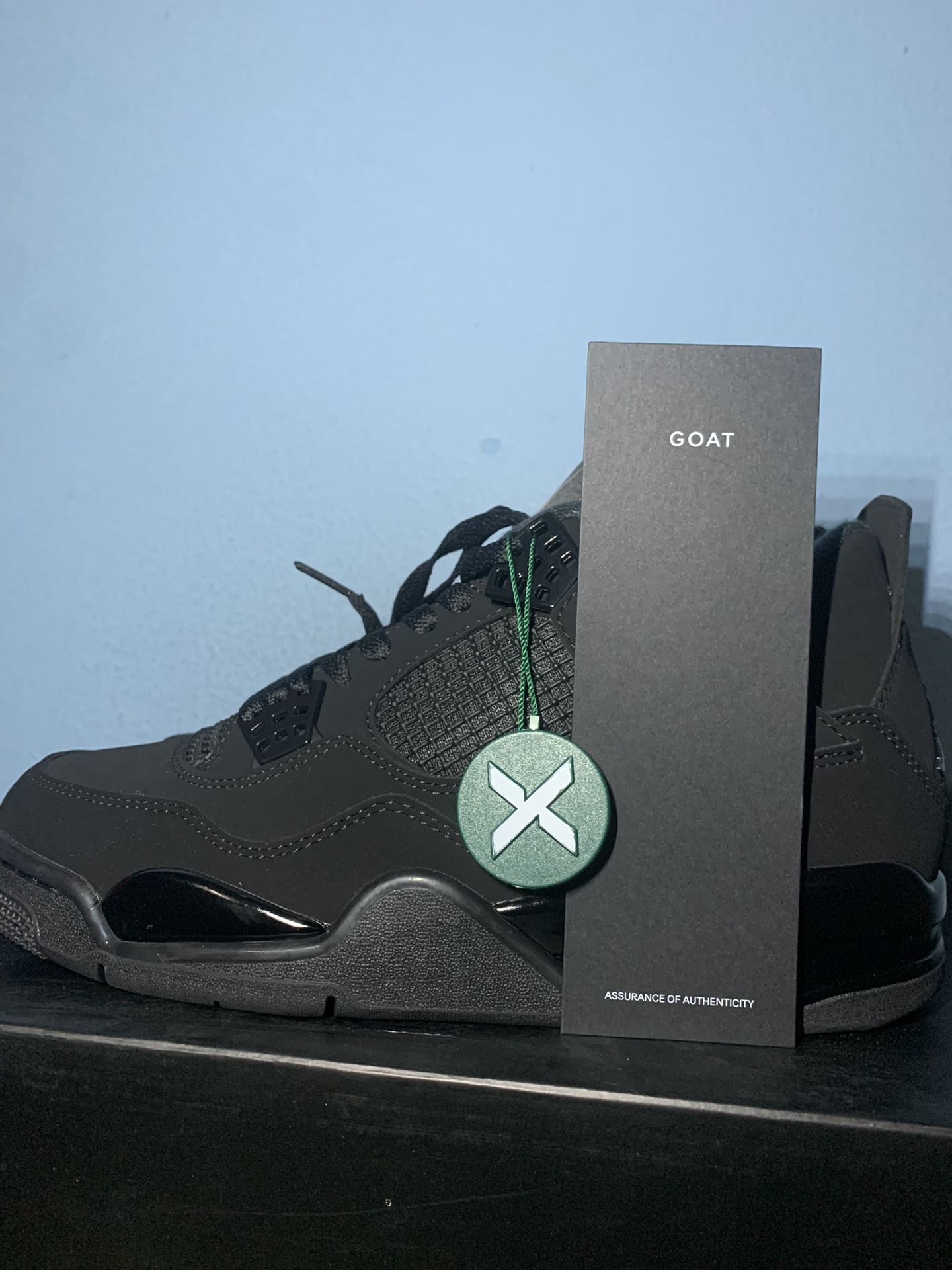 JORDAN 4 RETRO 'BLACK CAT' 2020 Size 9.5 US