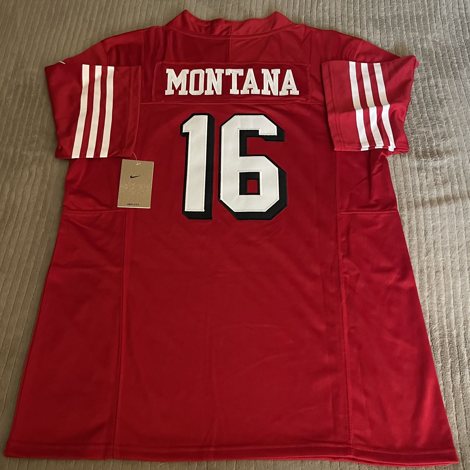 Montana Red 49ers Jerseys
