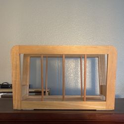 Wooden Magazine Rack $5